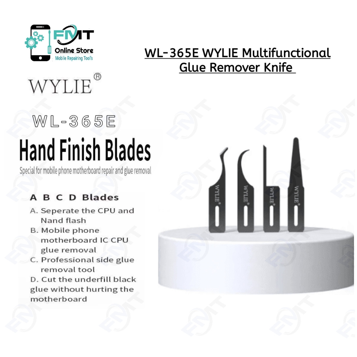 WL-365E WYLIE 4in1 Hand Polished Blades