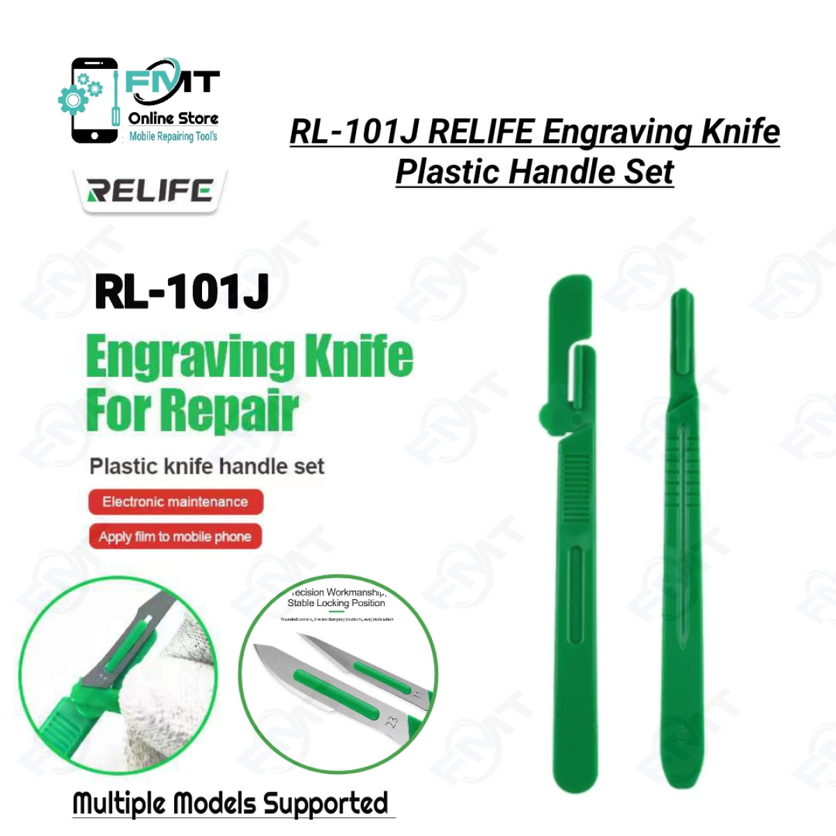 RL-101J RELIFE Engraving Knife Plastic Handle Set