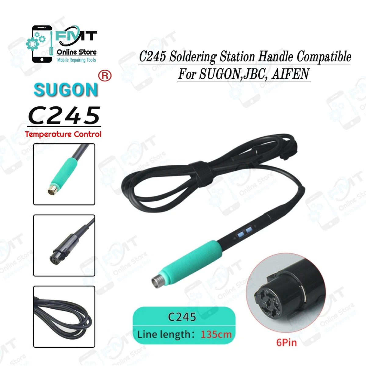 C245 SUGON Temperature Control Soldering Station Handle