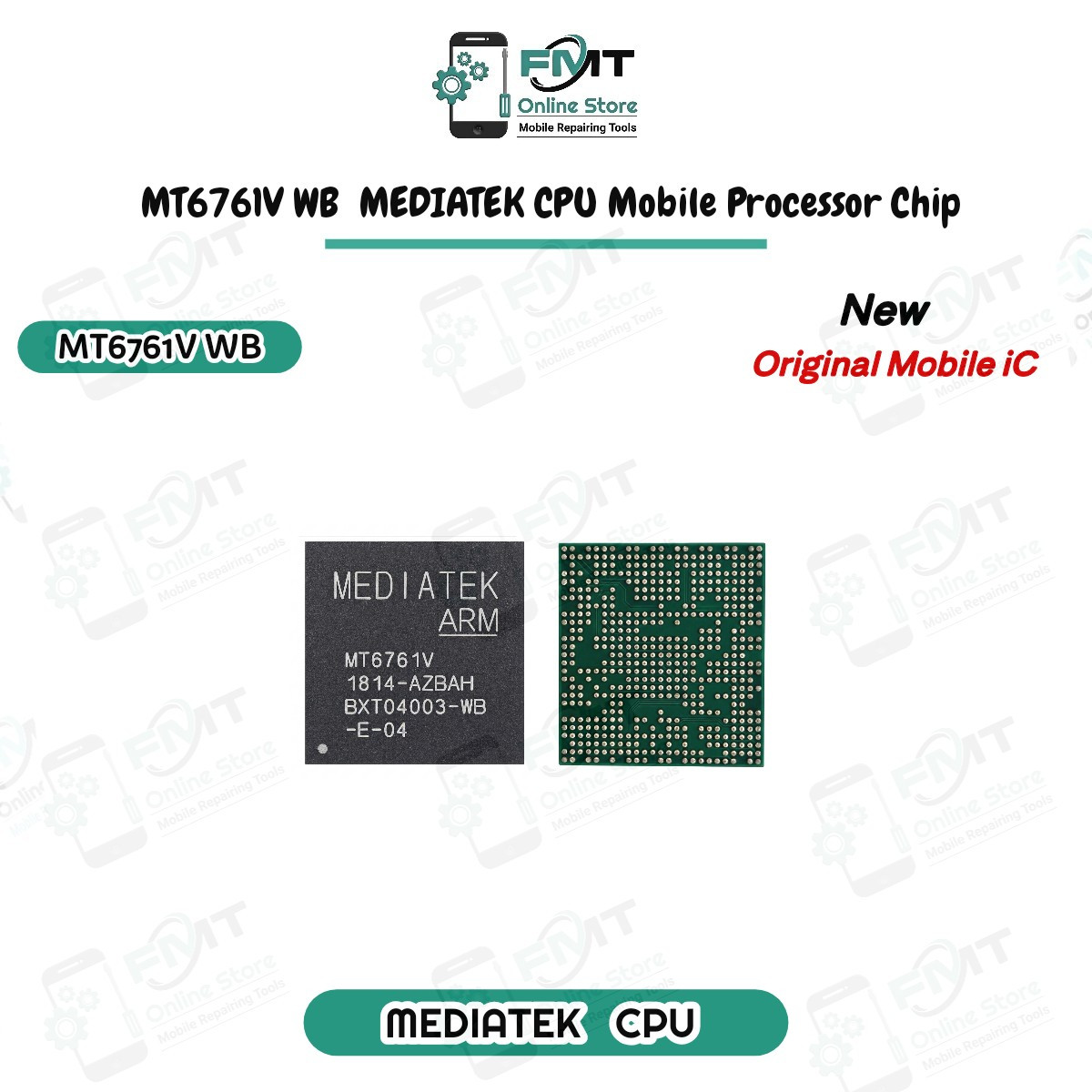 MT6761V WB MediaTek CPU Mobile Processor Chip, System-On-Chip (SoC) Used As A Processor in Mobile
