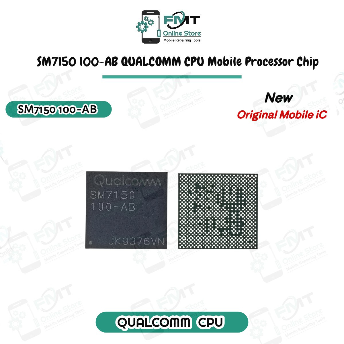 SM7150 100-AB QUALCOMM CPU Mobile Processor Chip, System-On-Chip (SoC) Used As A Processor in Mobile