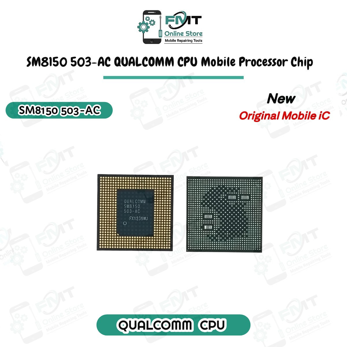 SM8150 503-AC QUALCOMM CPU Mobile Processor Chip, System-On-Chip (SoC) Used As A Processor in Mobile