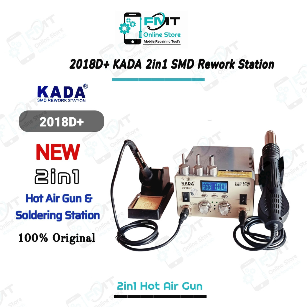 2018D+ KADA 2in1 Rework Station Black