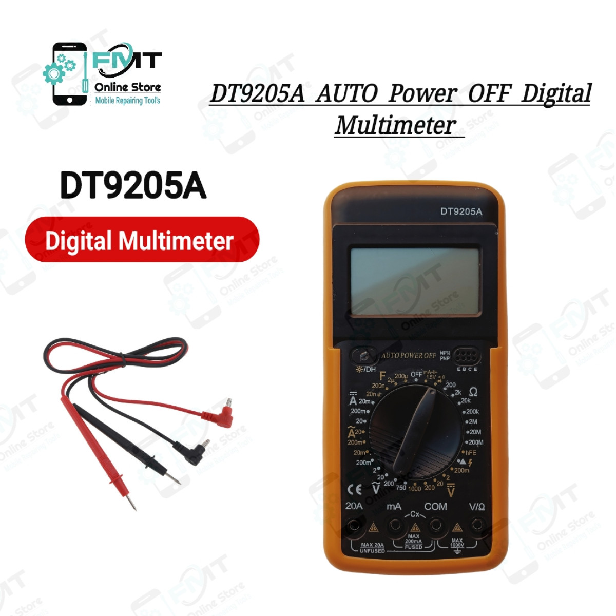 DT9205A AUTO Power OFF Digital Multimeter
