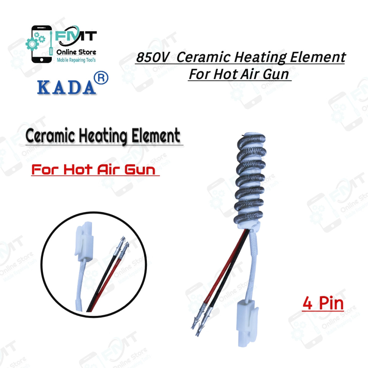 850V 4Pin Ceramic Heating Element For Hot Air Gun