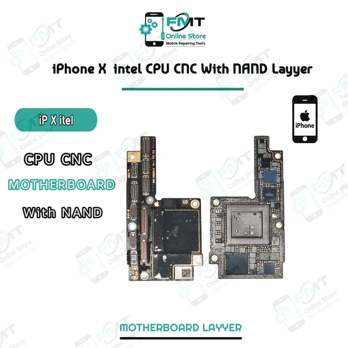 iPhone X intel CPU CNC Layyer With NAND