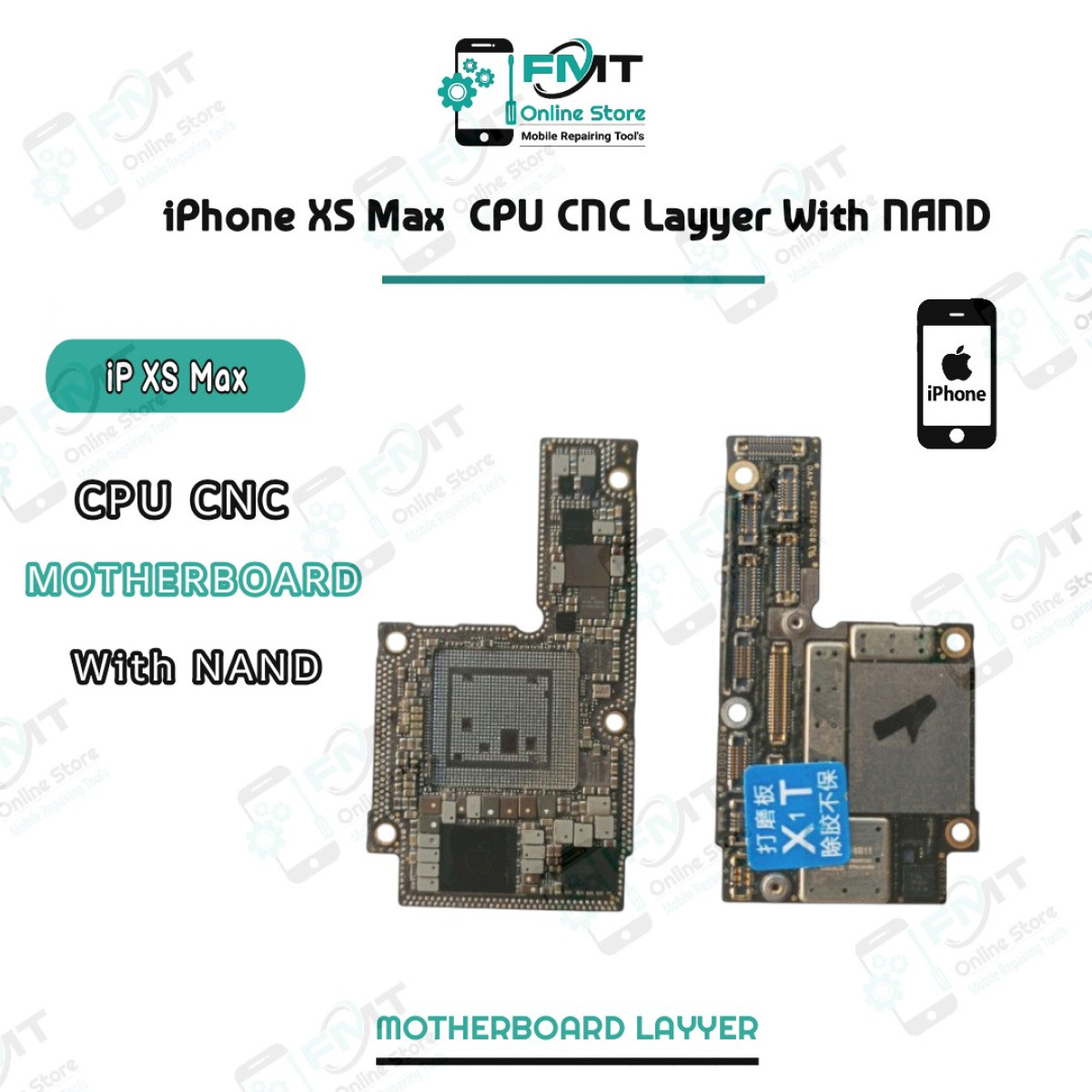 iPhone XS Max CPU CNC Layyer With NAND
