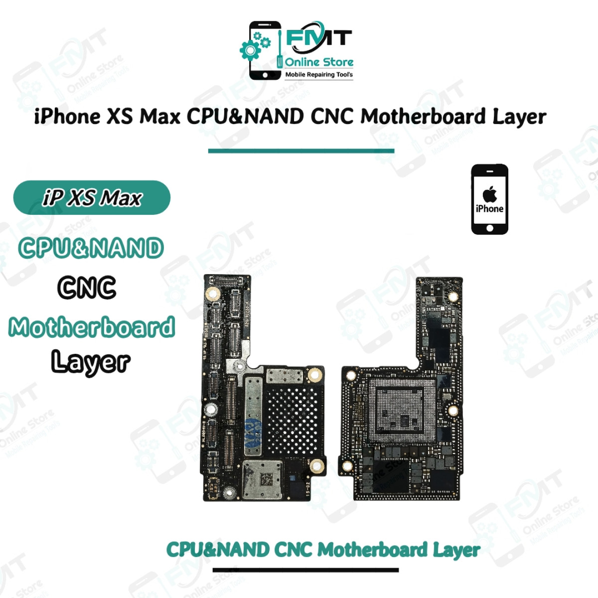 iPhone XS Max CPU&NAND CNC Motherboard Layer  For Swapping