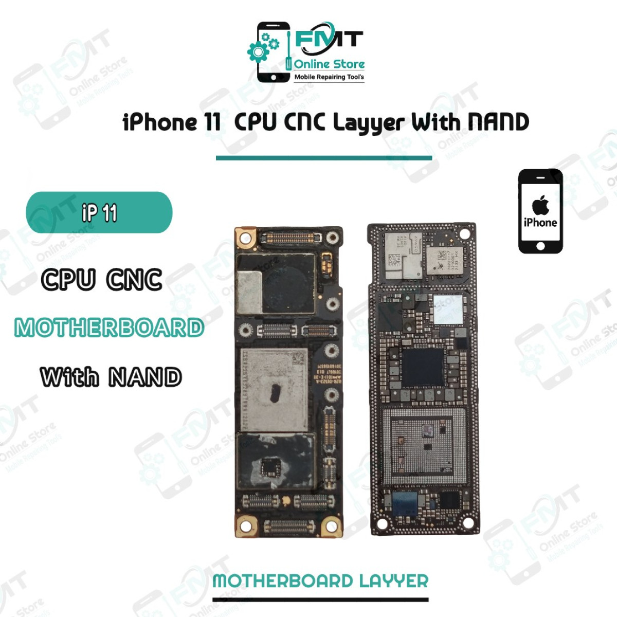 iPhone 11 CPU CNC Layyer With NAND
