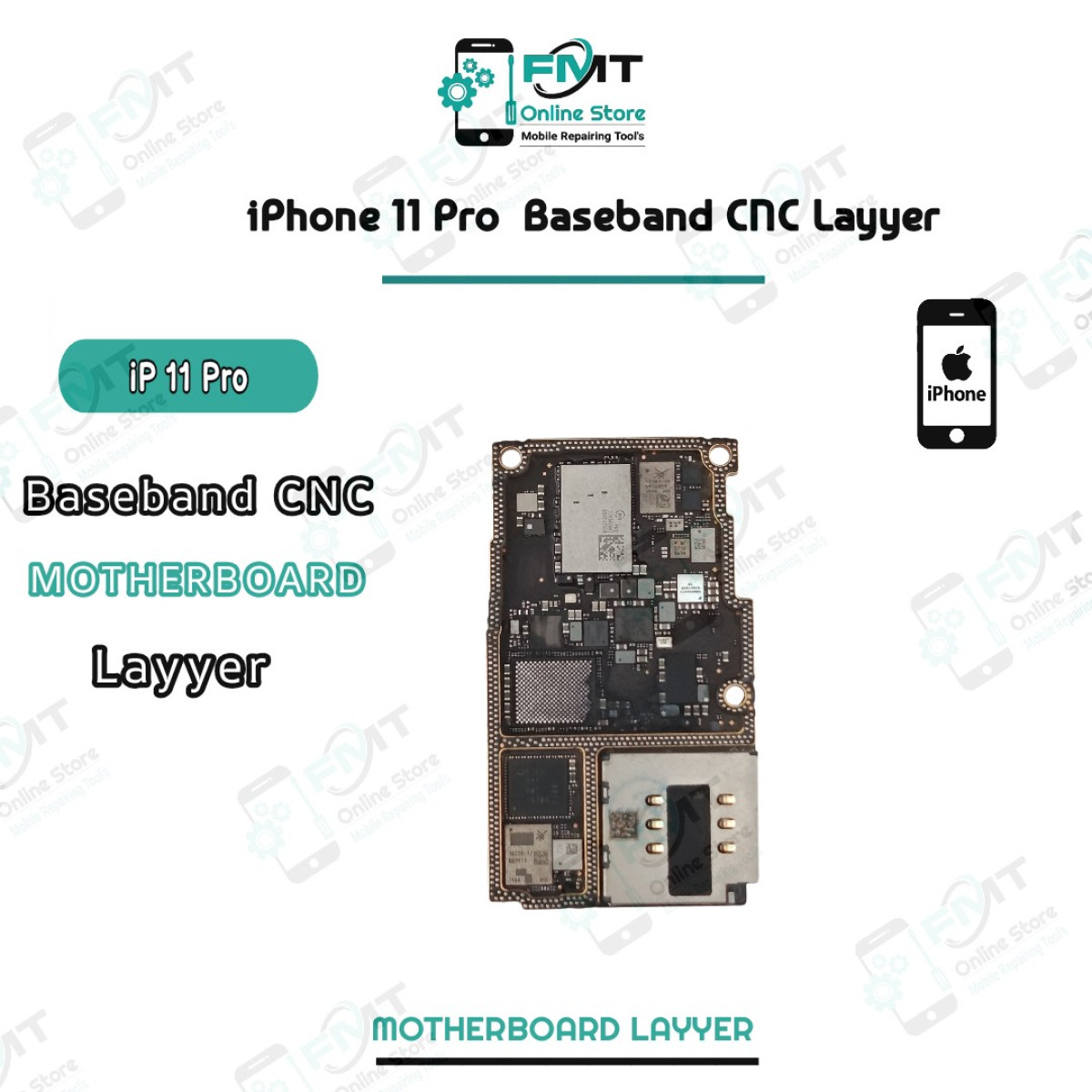 iPhone 11 Pro Baseband CNC Layyer