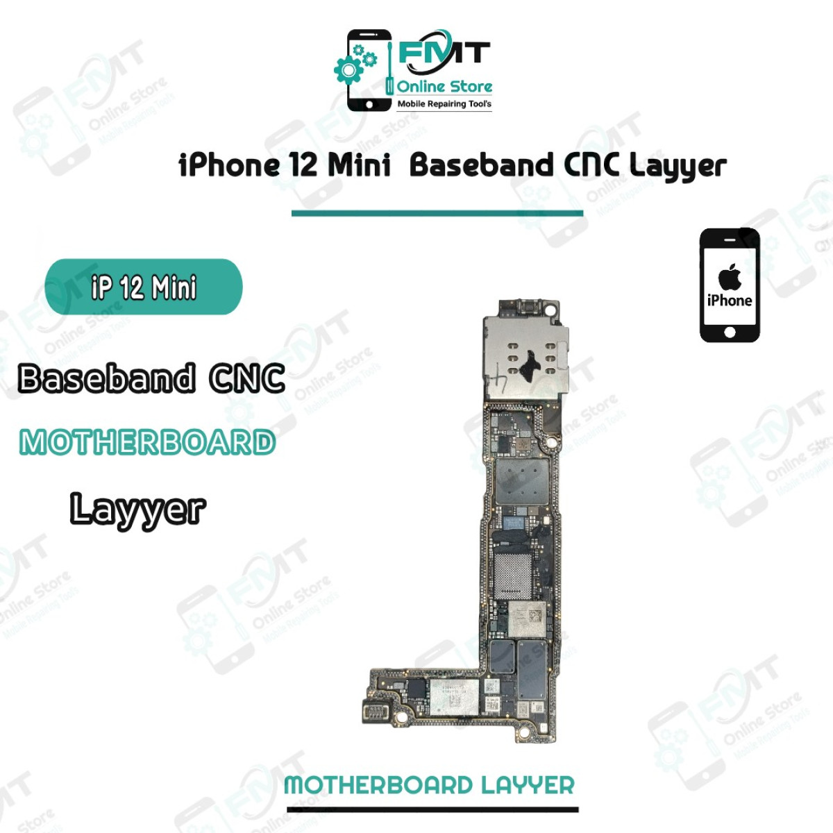 iPhone 12 Mini Baseband CNC Layyer