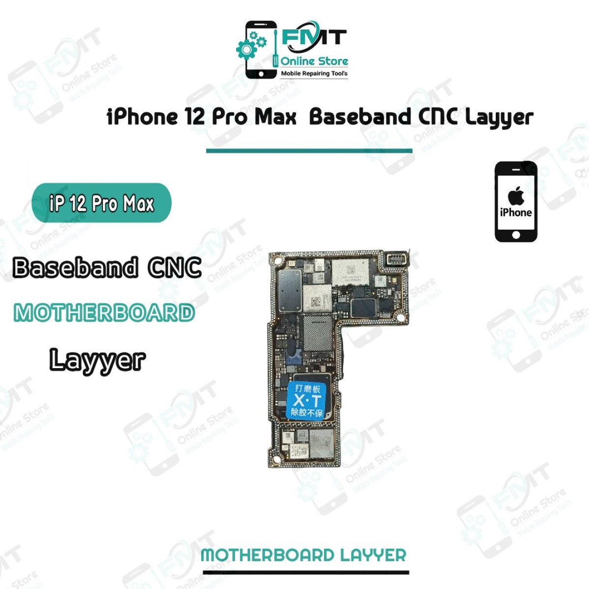 iPhone 12 Pro Max Baseband CNC Layyer