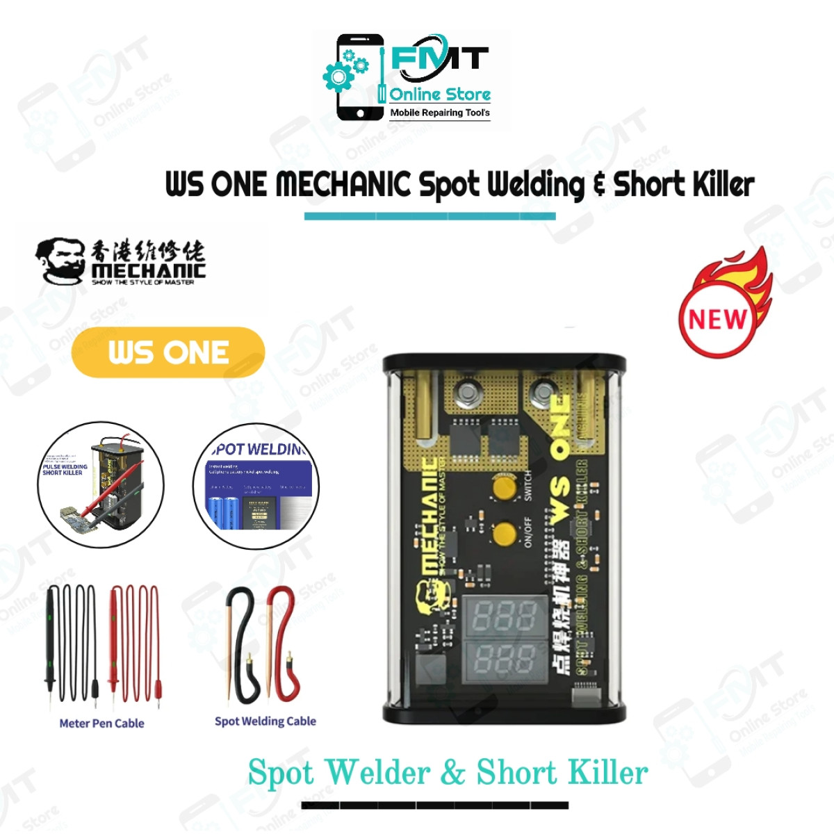 WS ONE MECHANIC Spot Welding & Short Killer Machine