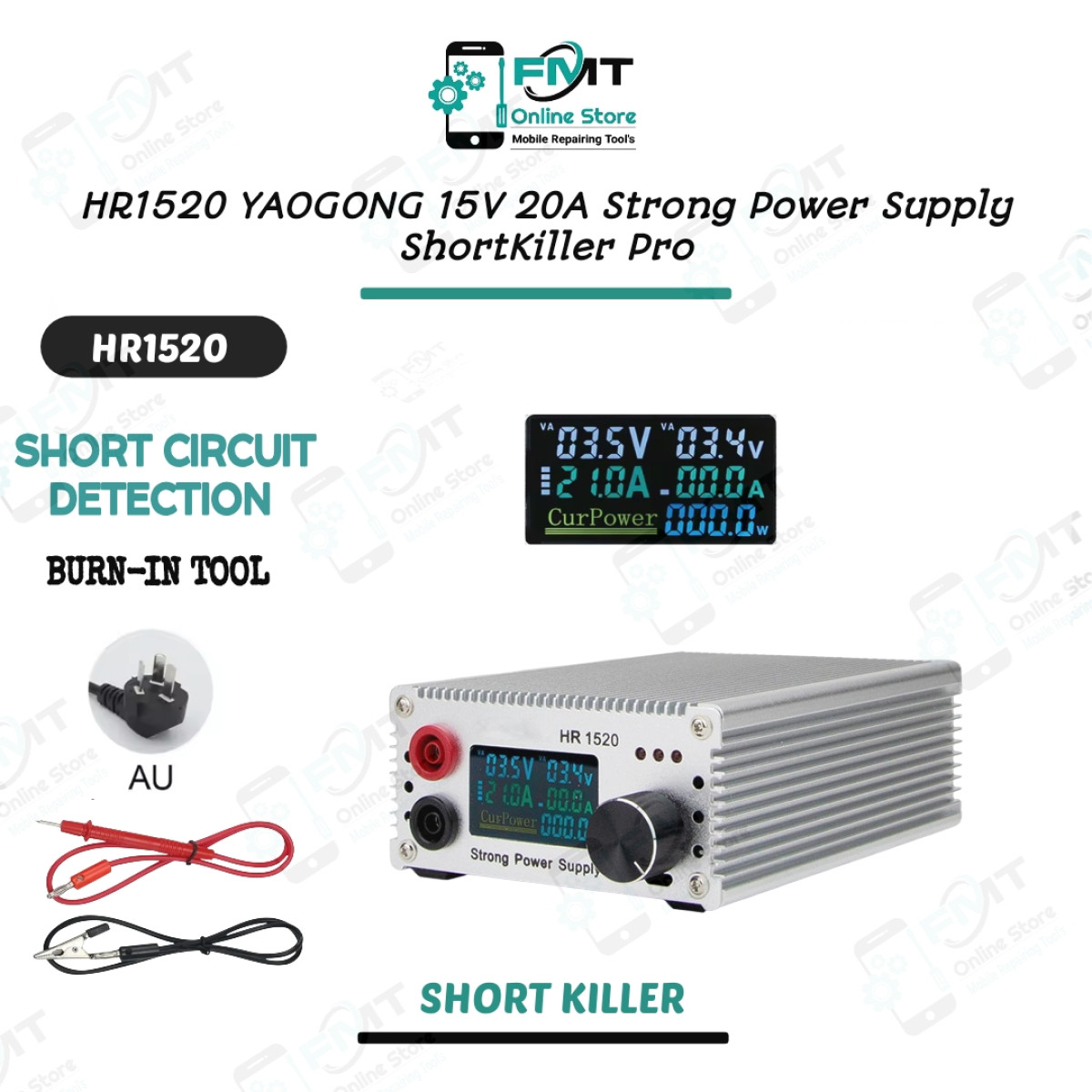 HR1520 YAOGONG 15V 20A Strong Power Supply ShortKiller Pro