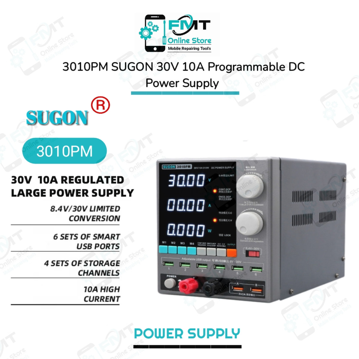 3010PM SUGON 30V 10A Programmable DC Power Supply