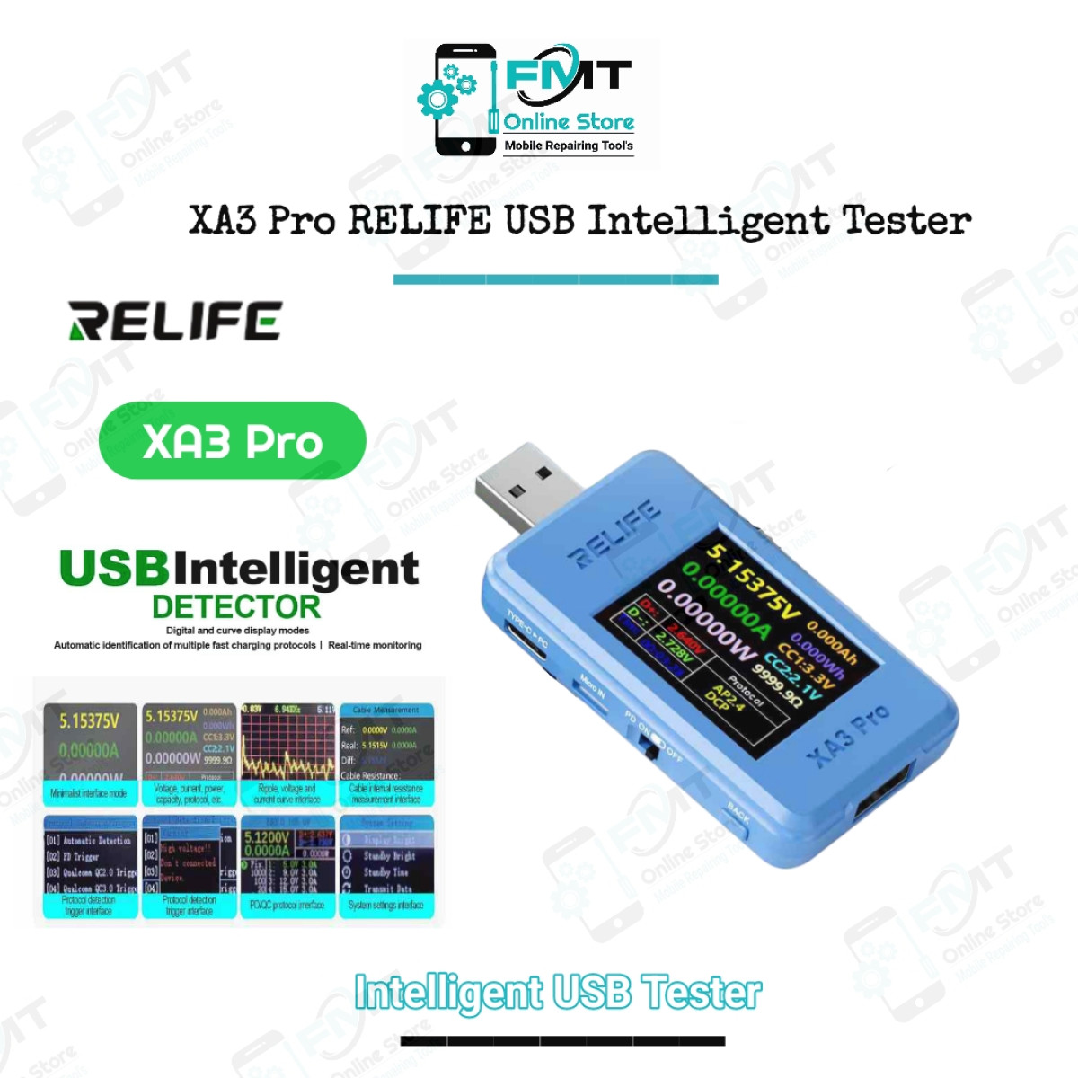 XA3 Pro RELIFE USB Intelligent Detector