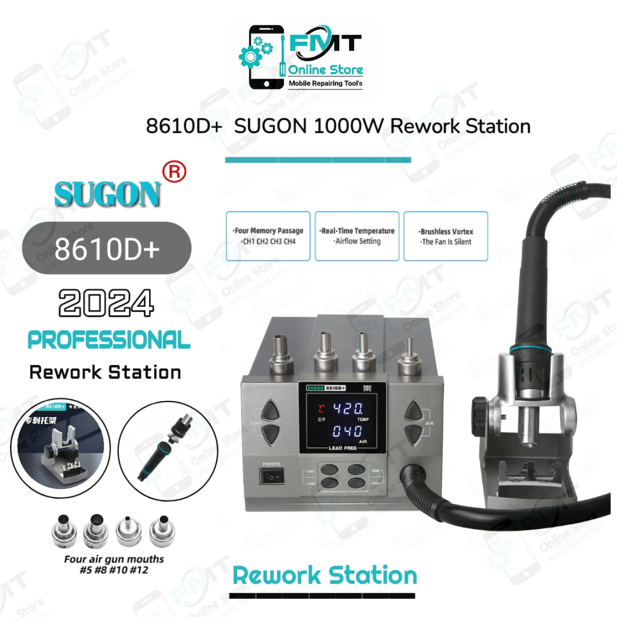 8610D+ SUGON 1000W Rework Station