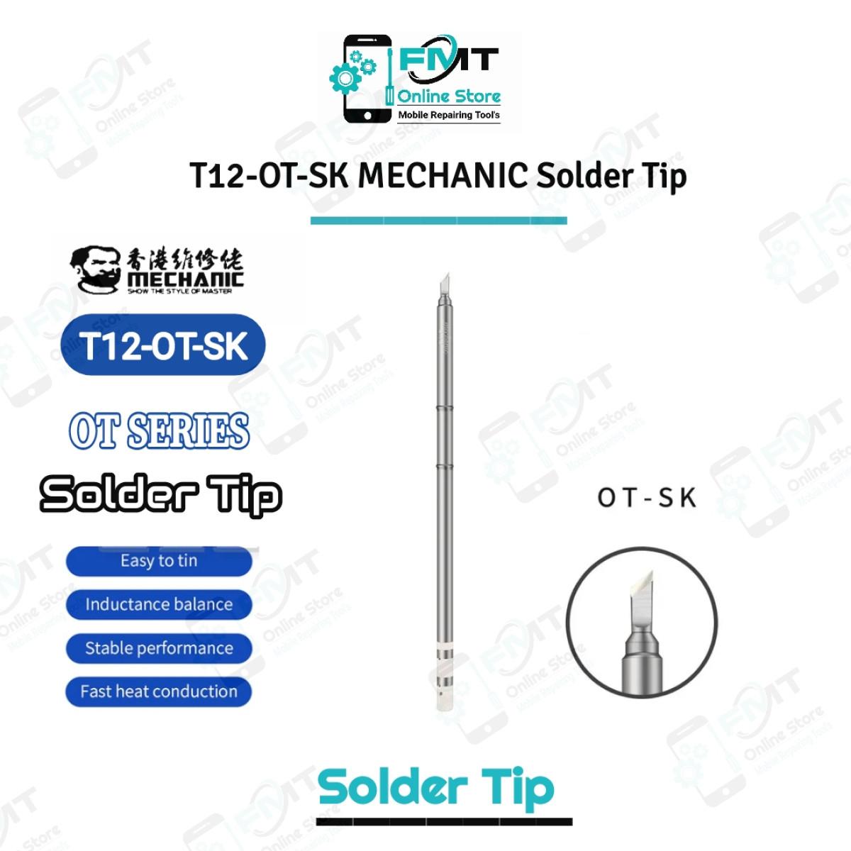 T12-OT-SK MECHANIC T12 Series Knife Solder Tip