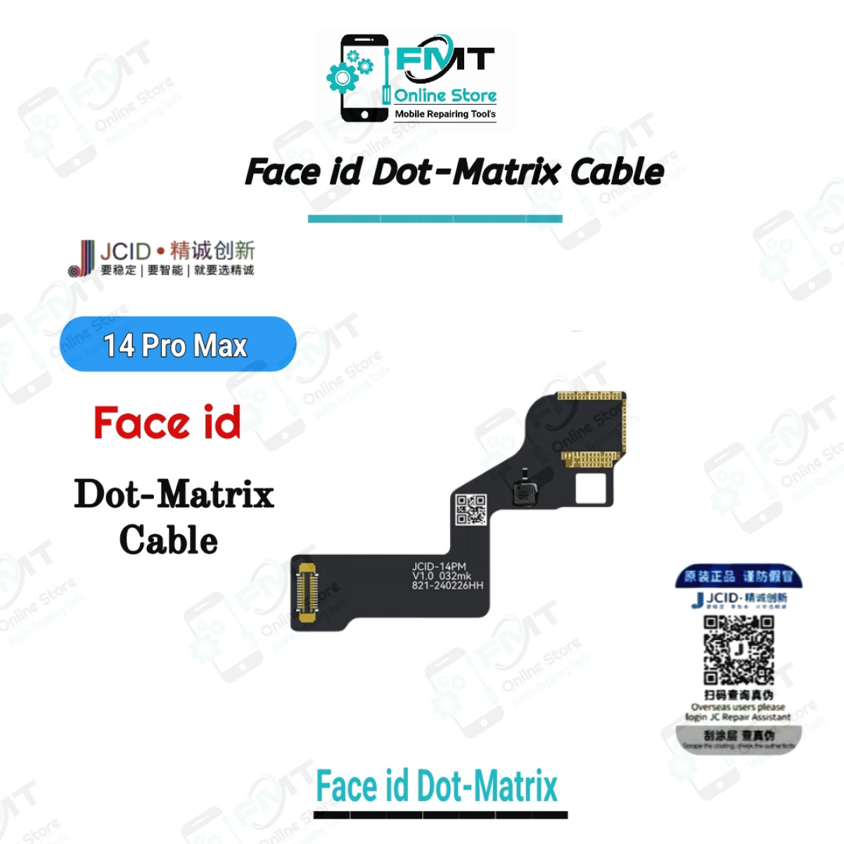 14ProMax JCID Face id Dot-Matrix Cable