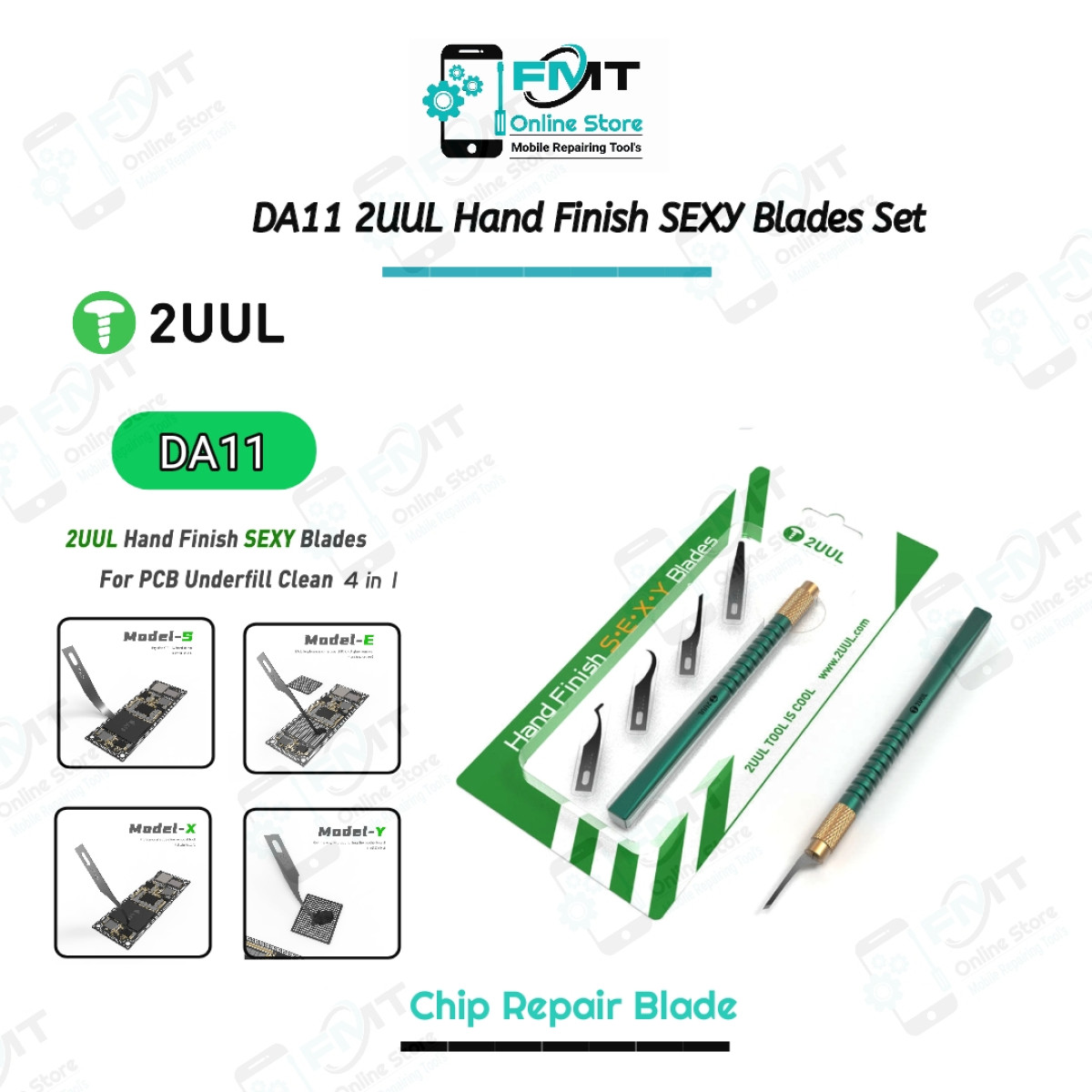 DA11 2UUL Hand Finish SEXY Blades Set