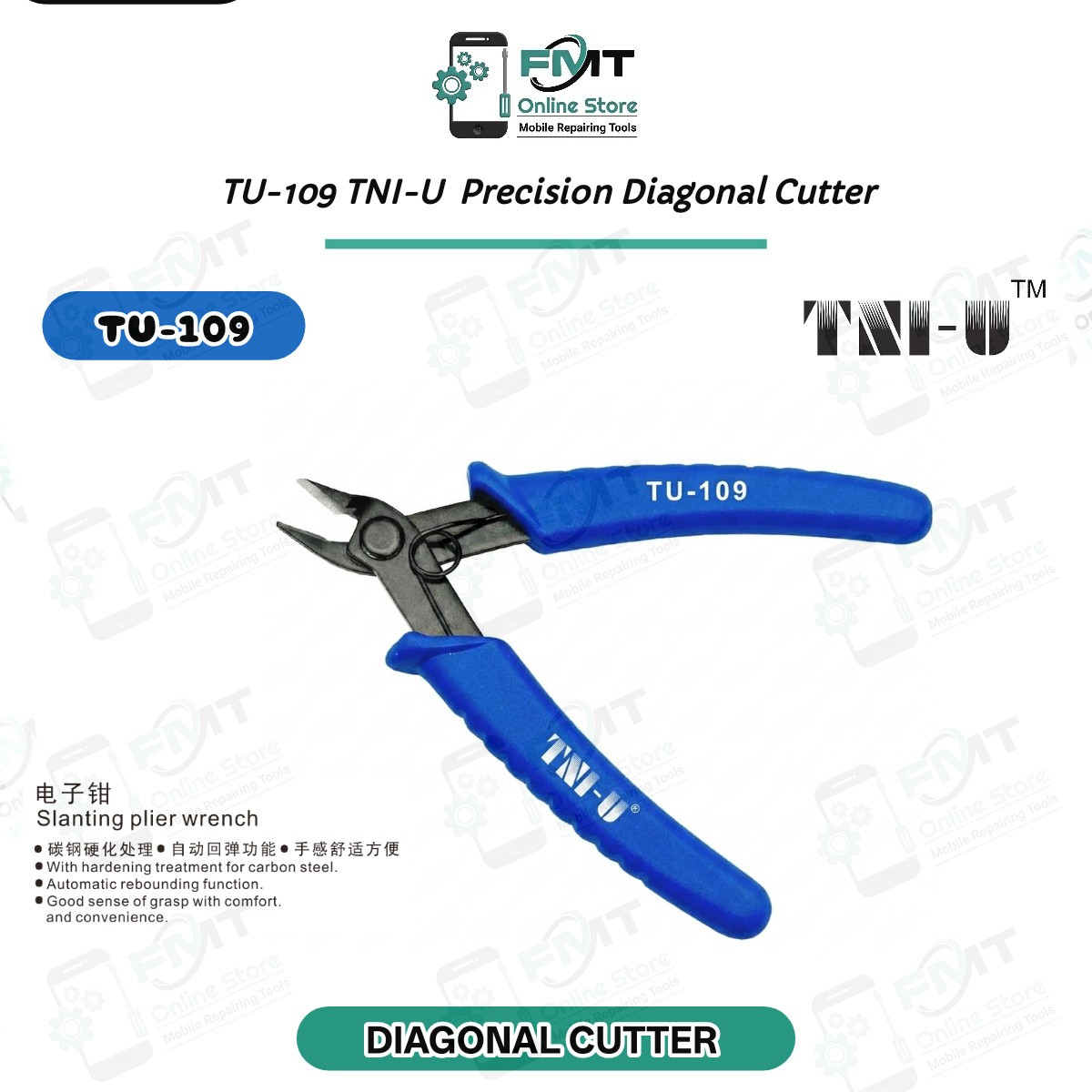 TU-109 TNI-U  Precision Diagonal Cutter