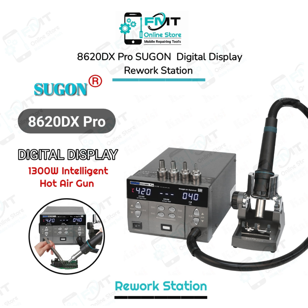 8620DX Pro SUGON Digital Display Rework Station