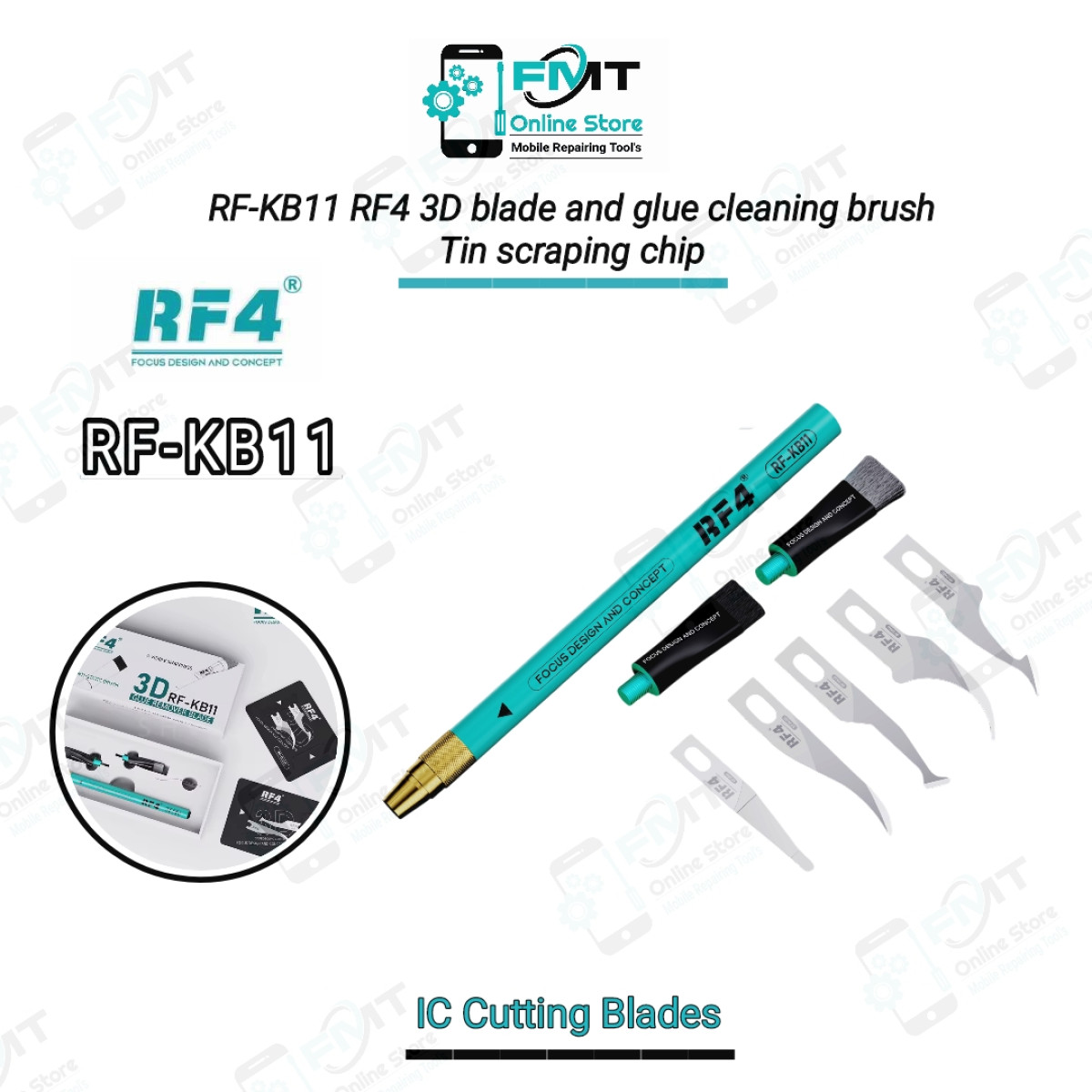RF-KB11 3D Blade and Glue Cleaning Brush