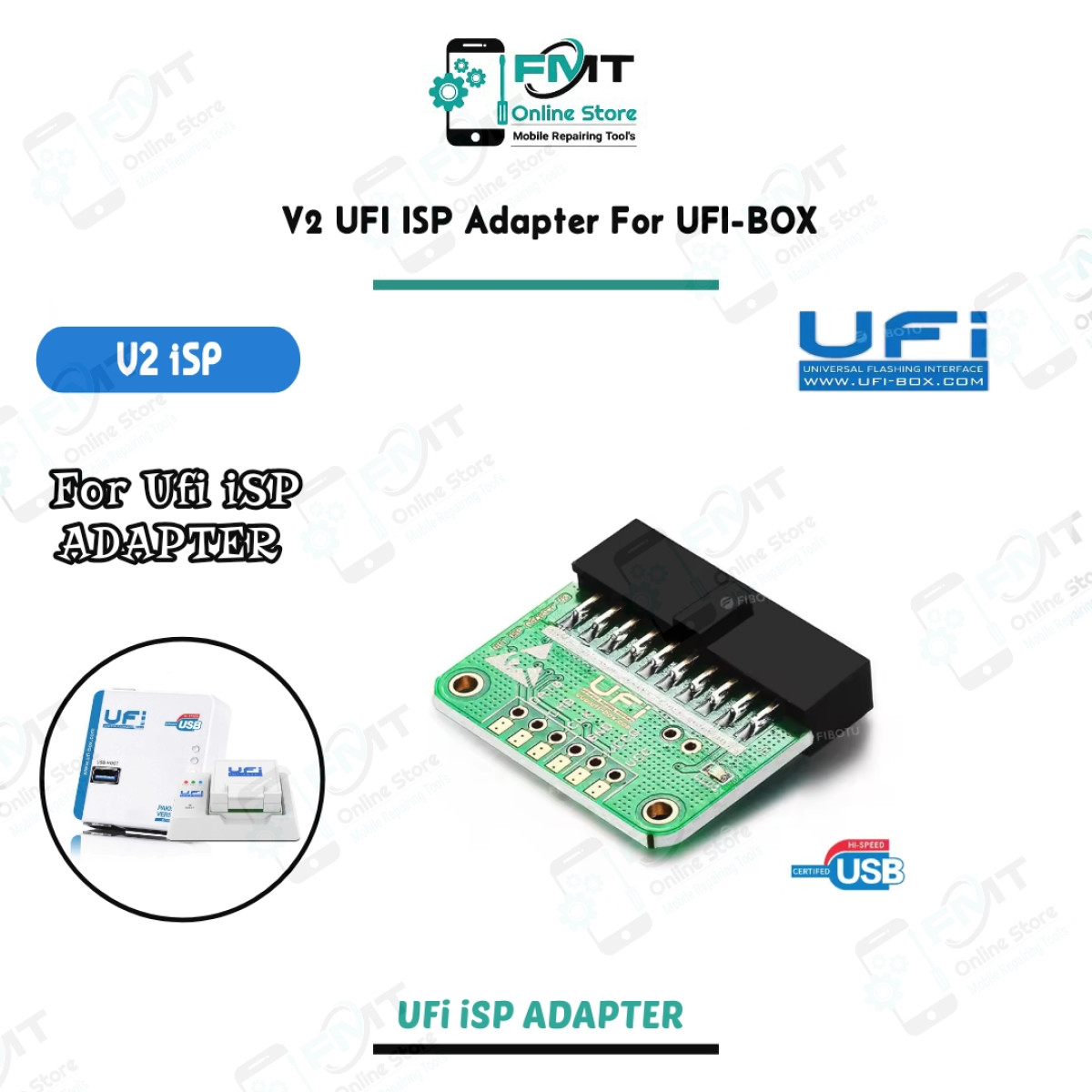 V2 UFI ISP Adapter For UFI-BOX