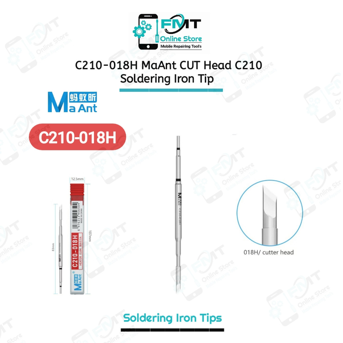 C210-018H MaAnt CUT Head C210 Soldering Iron Tip