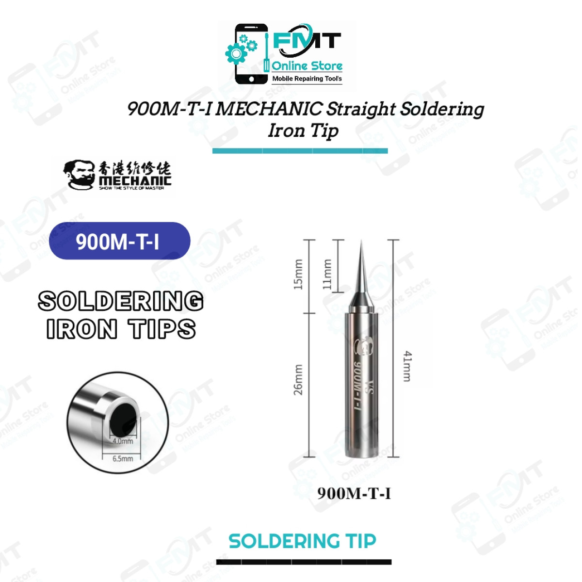 900M-T-I MECHANIC VS High Precision Soldering Iron Tips