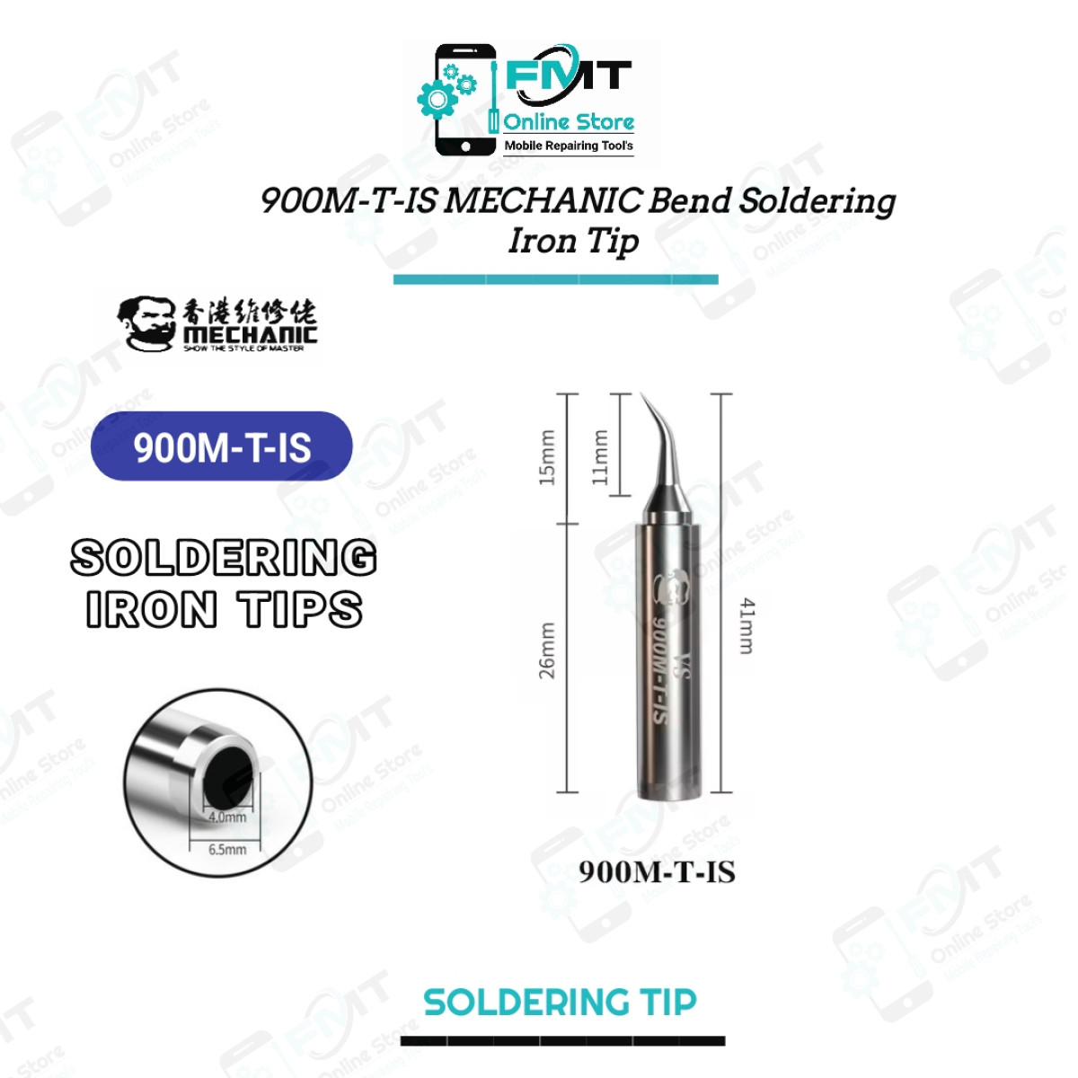 900M-T-IS MECHANIC VS Bend High Precision Soldering Iron Tips
