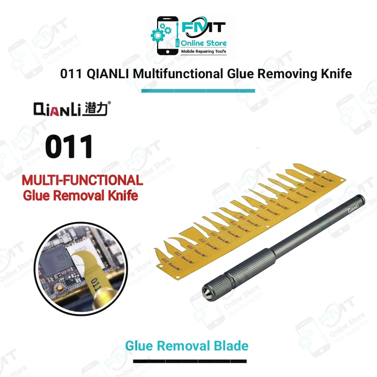 011 QIANLI Multifunctional Hand Polished Blades Set