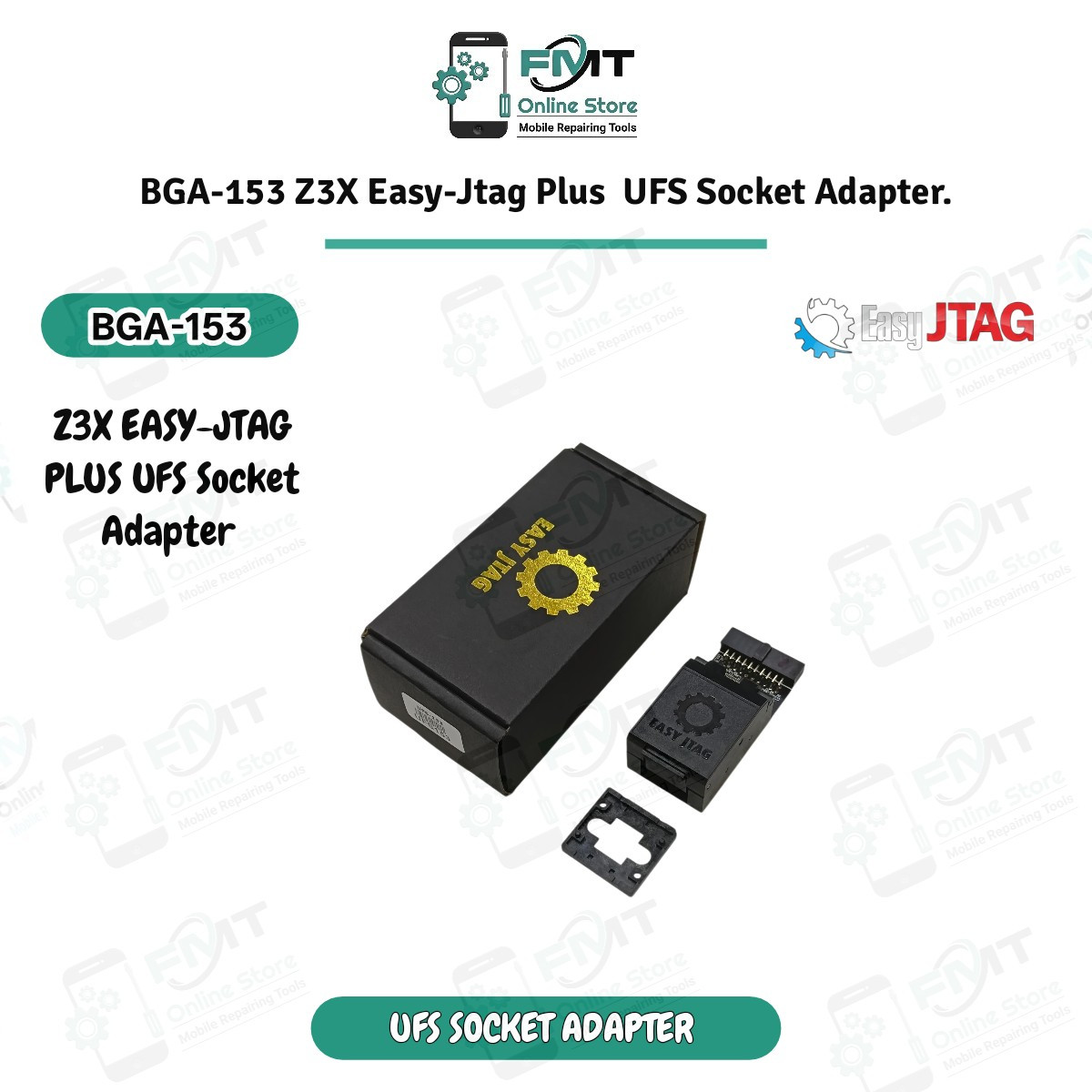 BGA-153 Z3X Easy-Jtag Plus  UFS Socket Adapter.