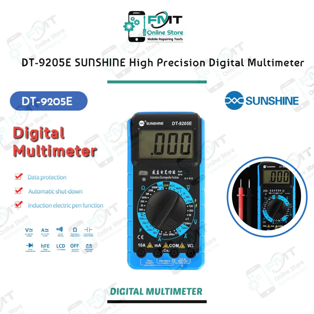 DT-9205E SUNSHINE Digital Multimeter
