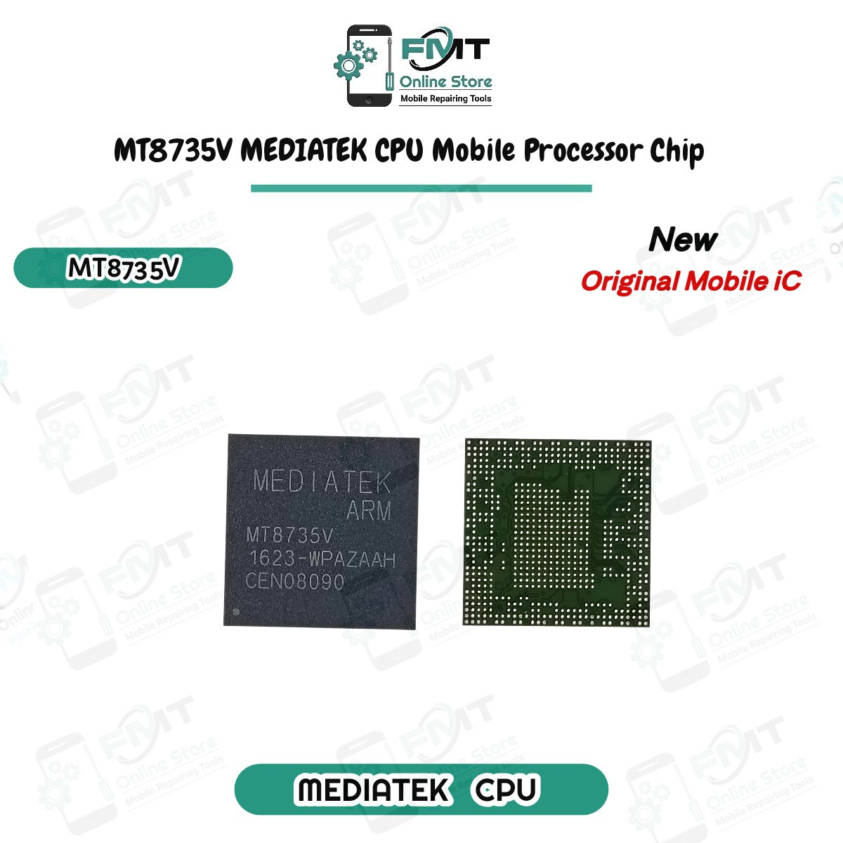 MT8735V MediaTek CPU Mobile Processor Chip, System-On-Chip (SoC) Used As A Processor in Mobile