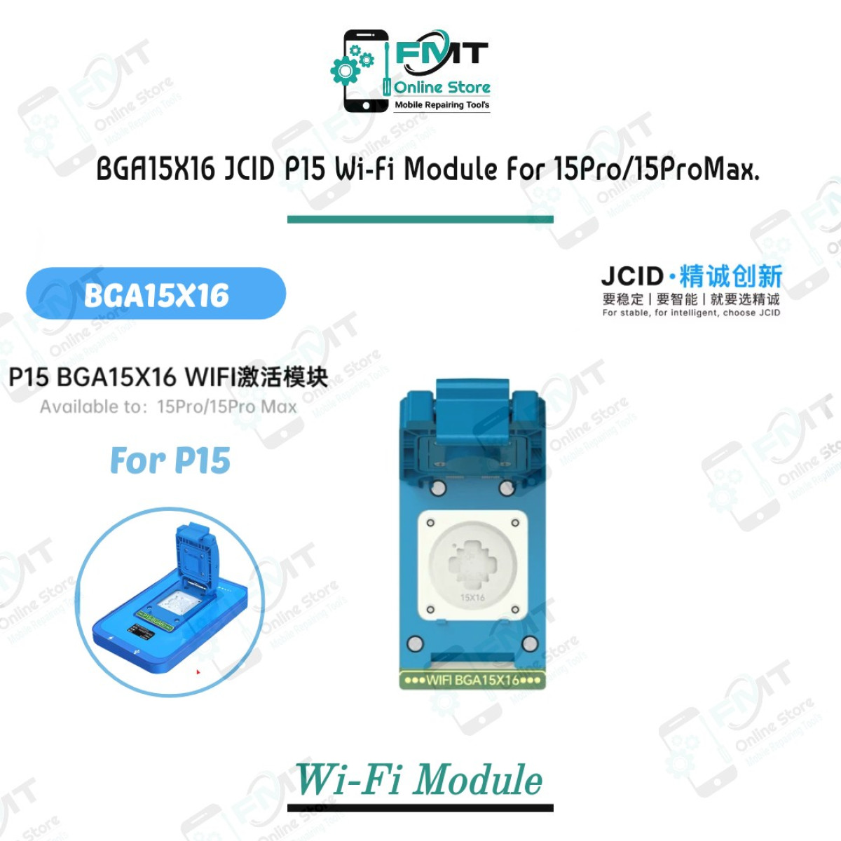BGA15x16 JCID P15 WiFi Activation Module,For iPhone 15Pro/15ProMax
