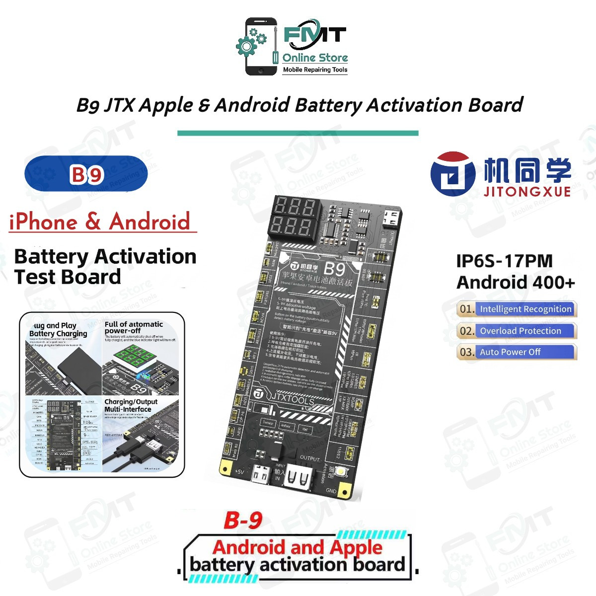 B9 JTX Apple & Android Battery Activation Board