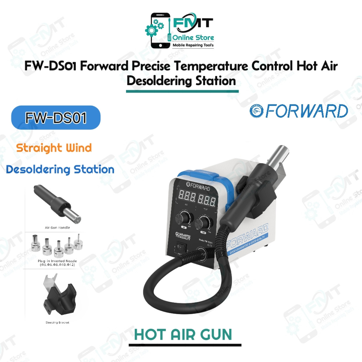FW-DS01 Forward Precise Temperature Control Hot Air Desoldering Station