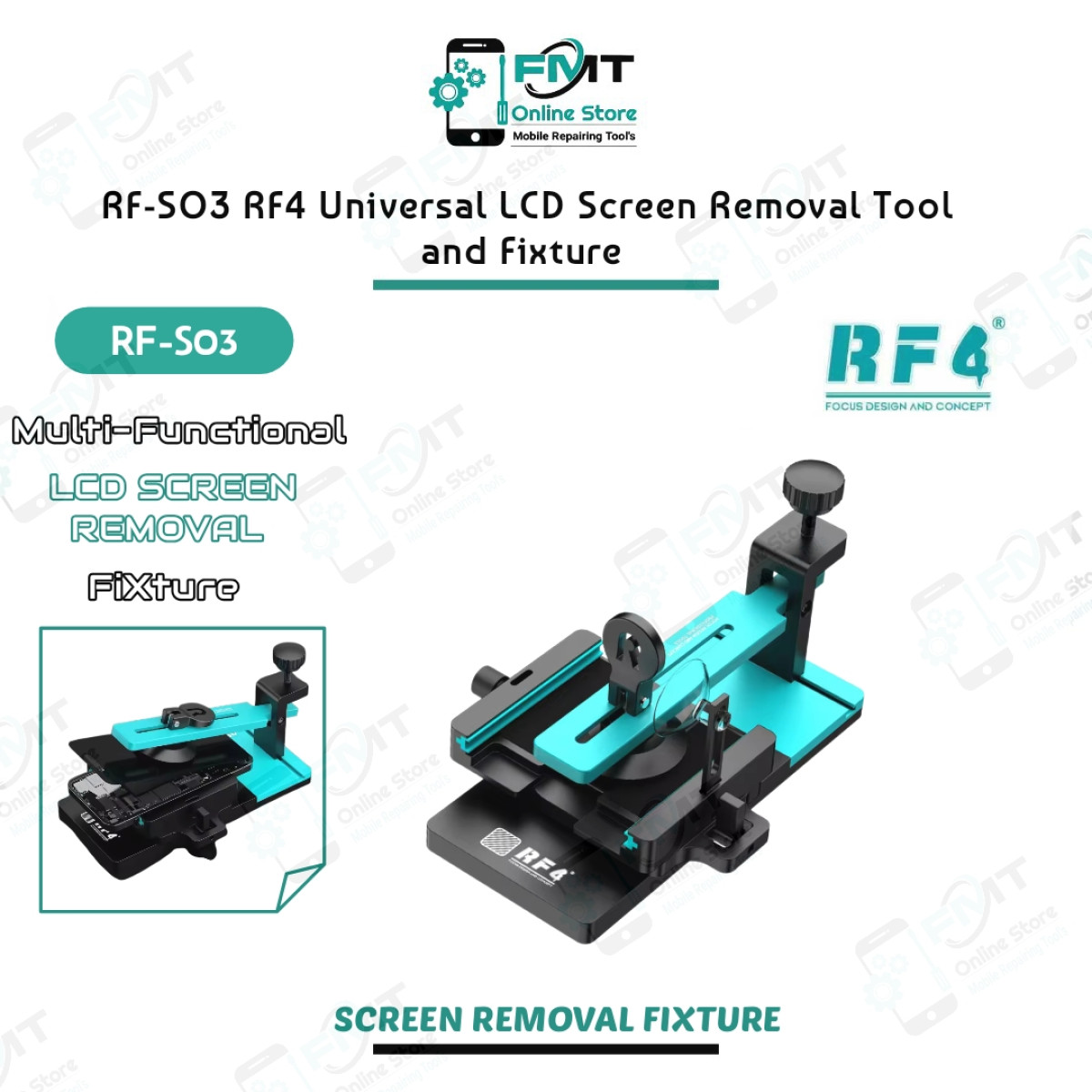 RF-SO3 RF4 Universal LCD Screen Remover Tool and Fixture