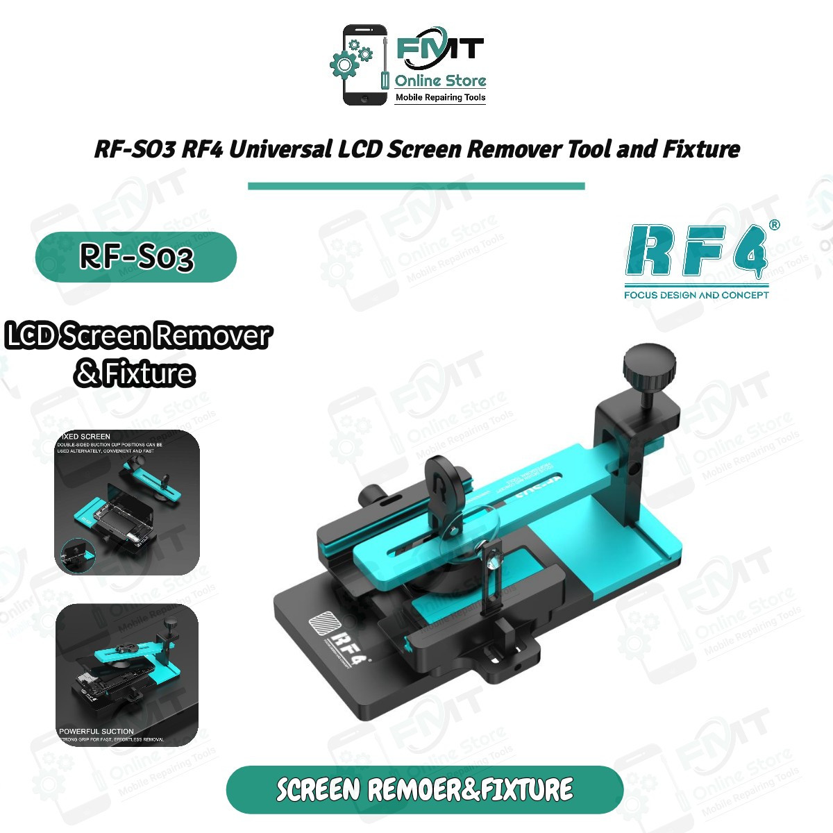 RF-SO3 RF4 Universal LCD Screen Remover Tool and Fixture
