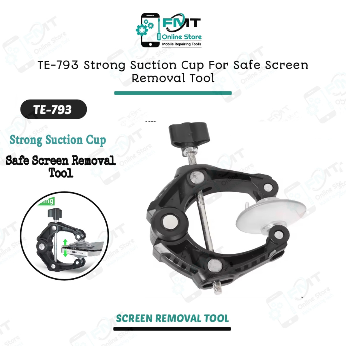 TE-793 Strong Suction Cup For Safe Screen Removal Tool