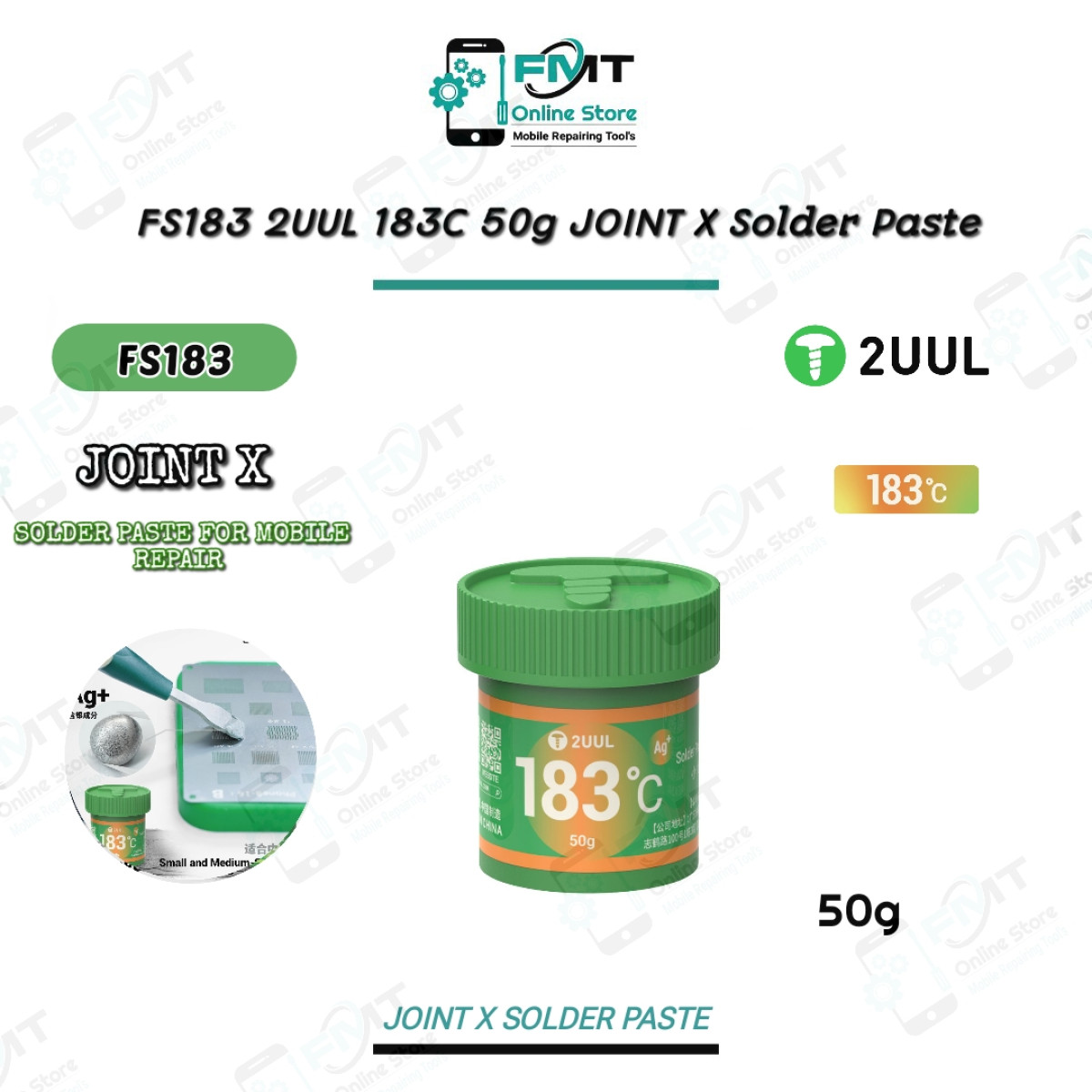 FS183 2UUL 183C 50g JOINT X Solder Paste