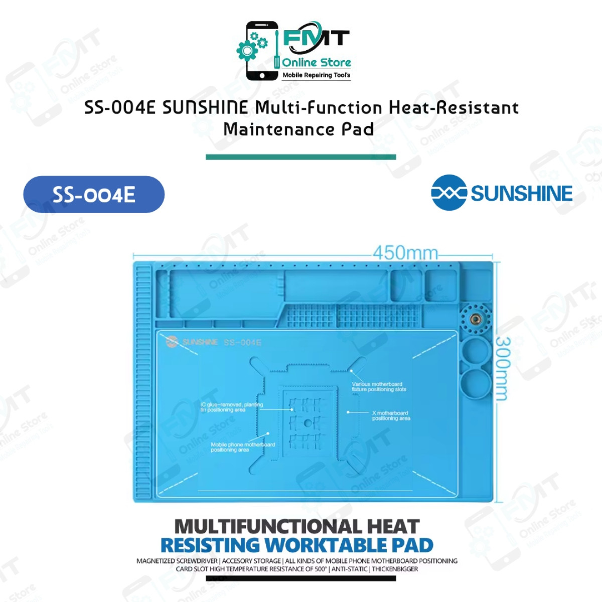 SS-004E SUNSHINE Multi-Function Heat-Resistant Maintenance Pad.