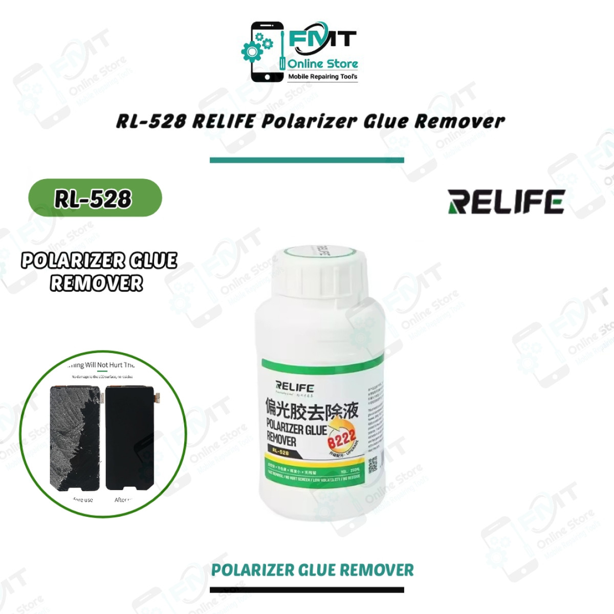 RL-528 RELIFE Polarizer Glue Remover
