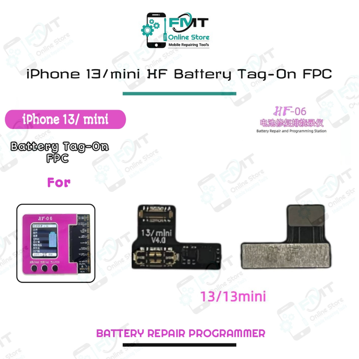 iPhone 13/13mini HF Battery Tag-On FPC , External Battery Repair Cable