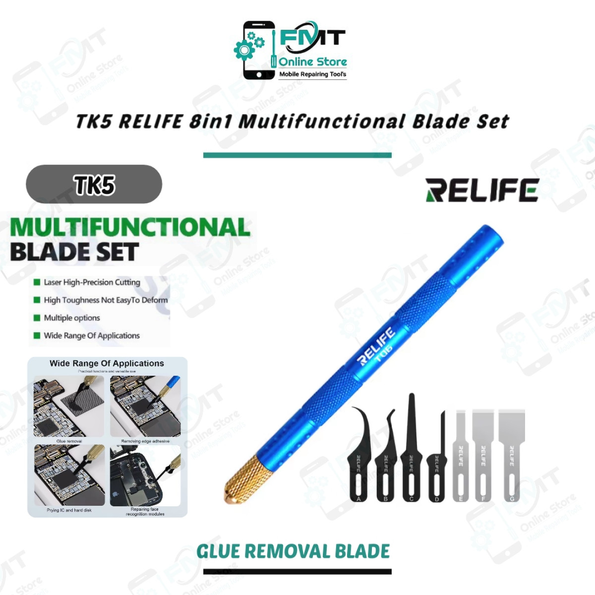 TK5 RELIFE 8in1 Multifunctional Blade Set