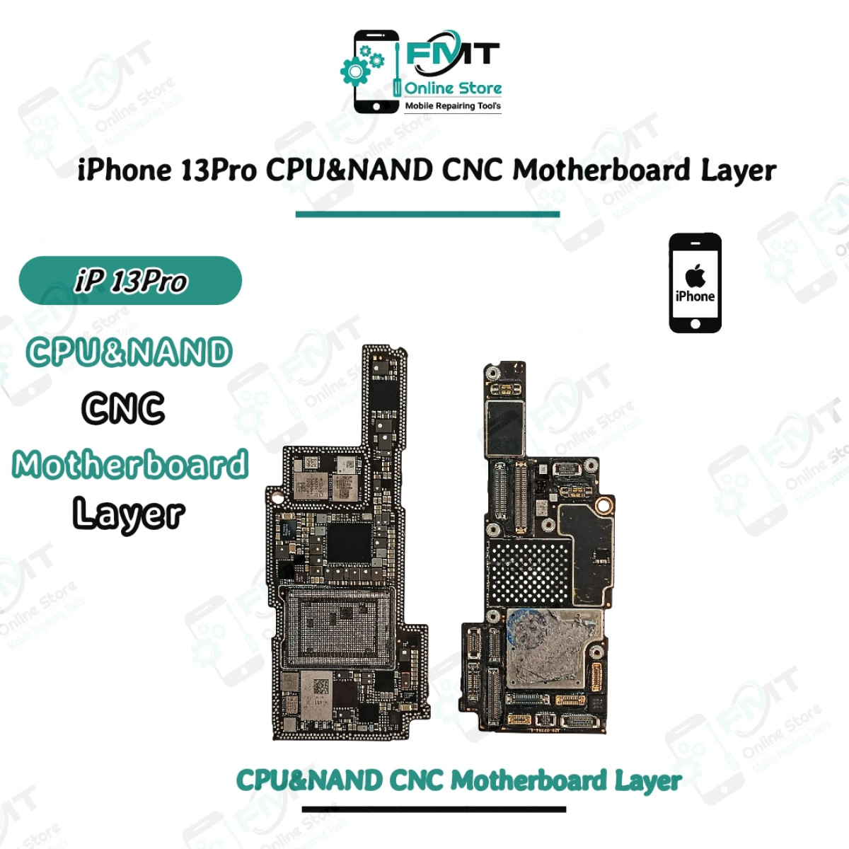iPhone 13Pro CPU&NAND CNC Motherboard Layer For Swapping