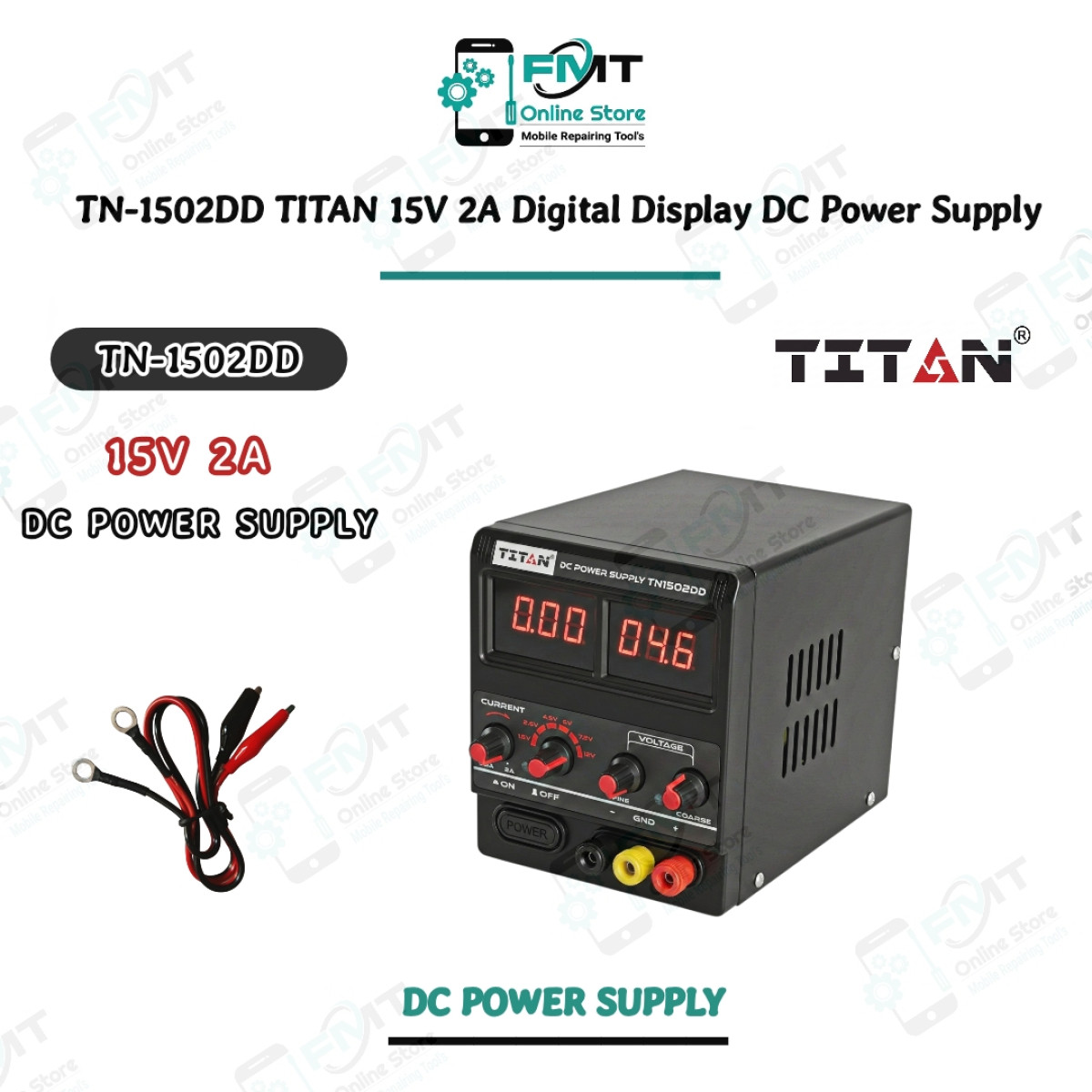 TN-1502DD TITAN 15V 2A Digital Display DC Power Supply