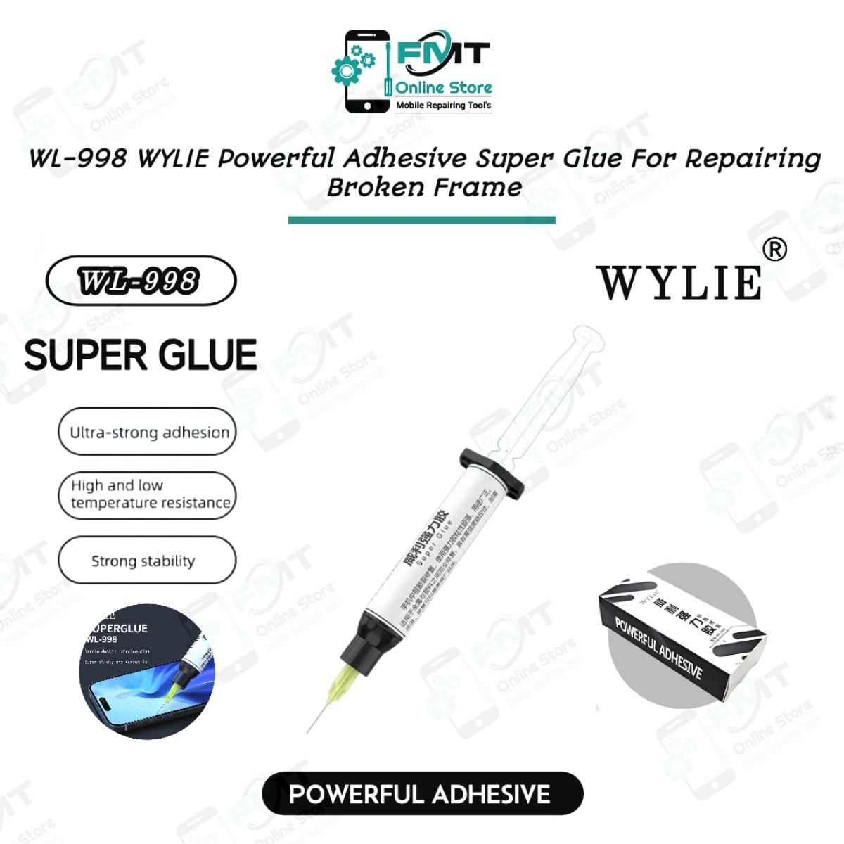 WL-998 WYLIE Powerful Adhesive Super Glue For Repairing Broken Frame