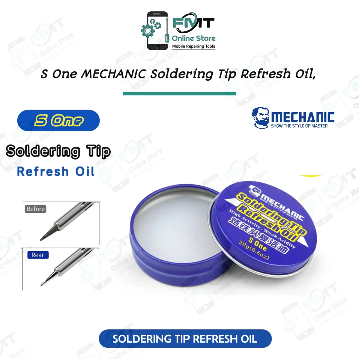 S One MECHANIC Soldering Tip Refresh Oil